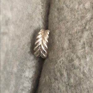 Designer Sterling 925 wheat ring